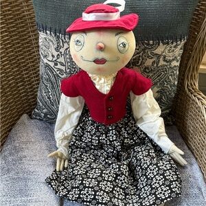 Joe Spencer Maddie Snowman with Red and Black Outfit